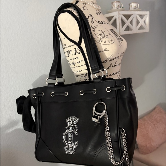 Juicy Couture Handbags - Juicy couture Y2K tote bag with a bow and bling bling 💍 New with tags! 🔥🔥🔥🔥
